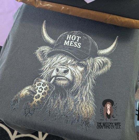 HOT MESS HIGHLAND COW