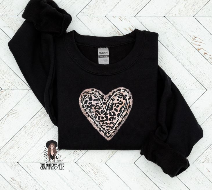 CHEETAH PRINT HEART