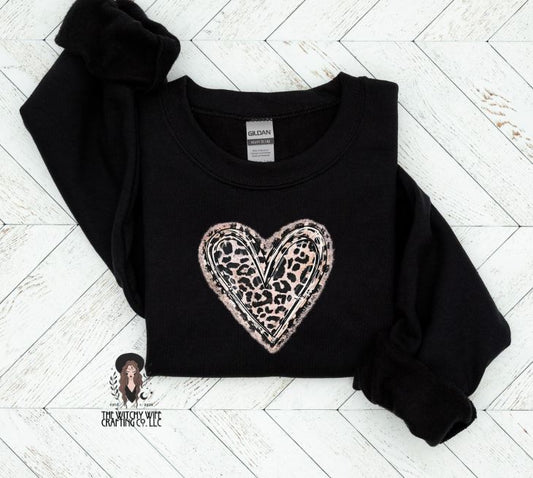 CHEETAH PRINT HEART