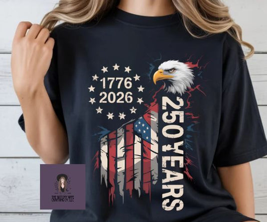 EAGLE FLAG 250 YEARS