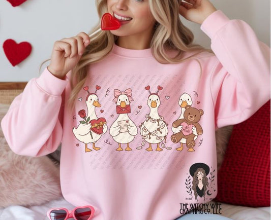 VALENTINE'S DAY GEESE