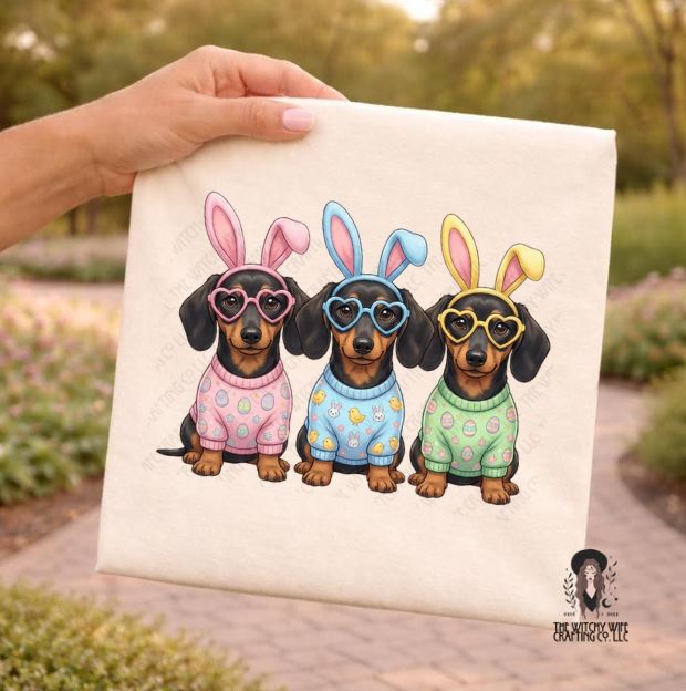 WEINER DOG BUNNY EARS