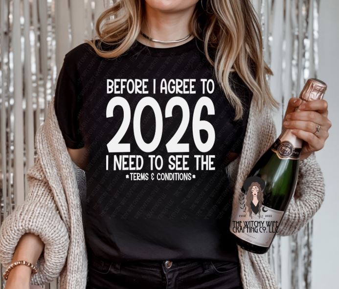 BEFORE I AGREE TO 2026
