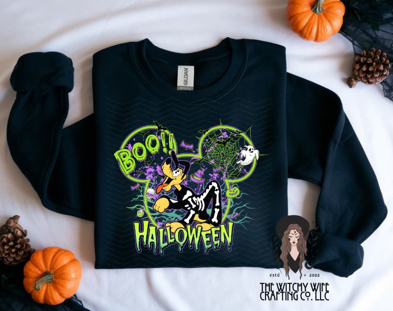 NEON BOO HALLOWEEN FAMILY SET