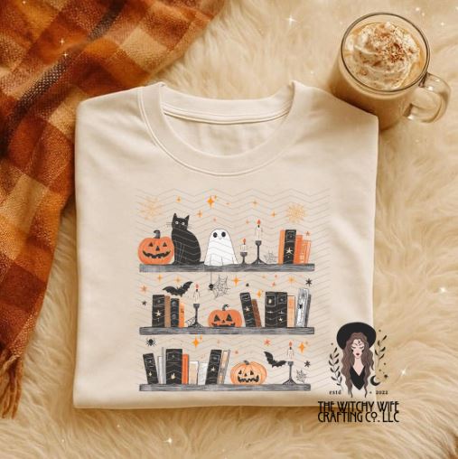 SPOOKY BOOK SHELF
