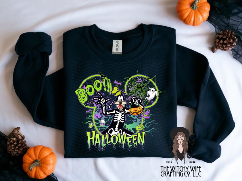 NEON BOO HALLOWEEN FAMILY SET