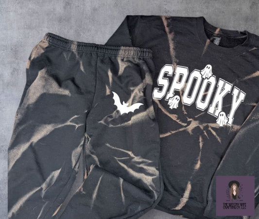 WHITE SPOOKY GHOST SET