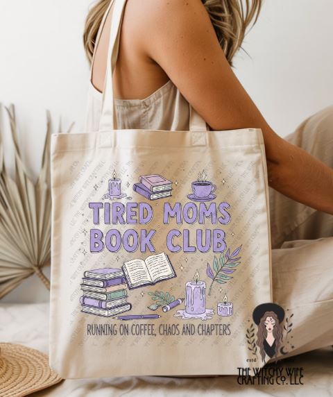 TIRED MOMS BOOK CLUB - TOTE BAGS