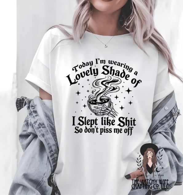 TODAY I'M WEARING A LOVELY SHADE OF