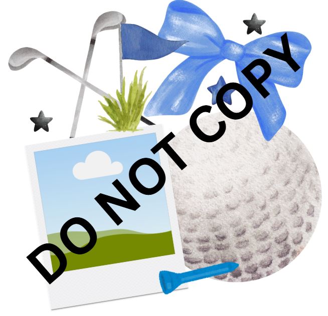 GOLF PICTURE INSERT