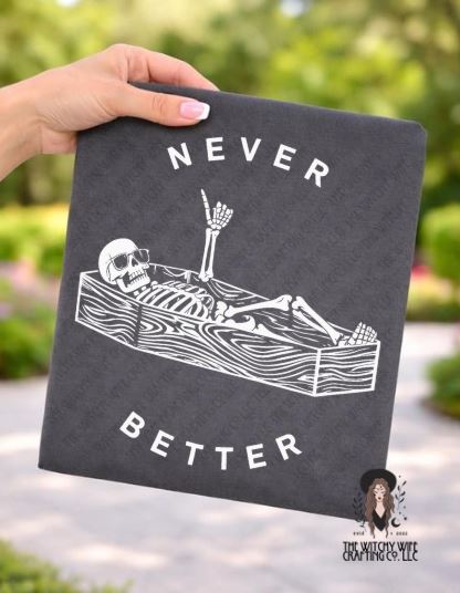 NEVER BETTER SKELLY