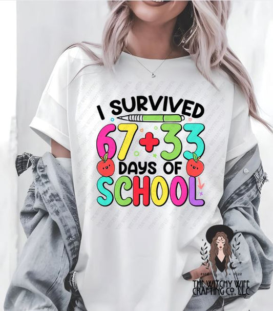 100 DAYS - I SURVIVED 67+33 DAYS