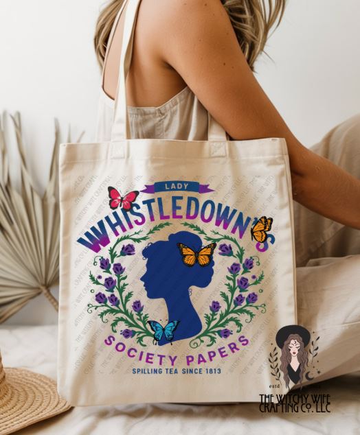 LADY SOCIETY PAPERS - TOTE BAG