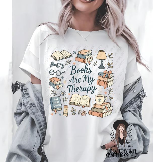 BOOKS ARE MY THERAPY