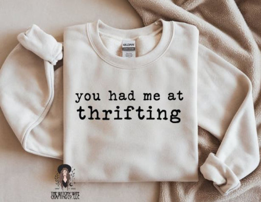 YOU HAD ME AT THRIFTING