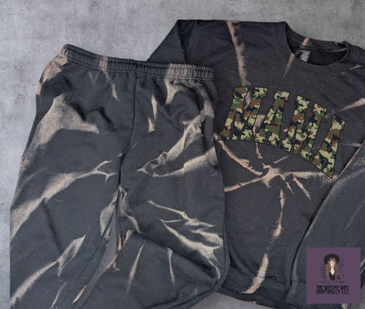 GREEN CAMO MAMA SET
