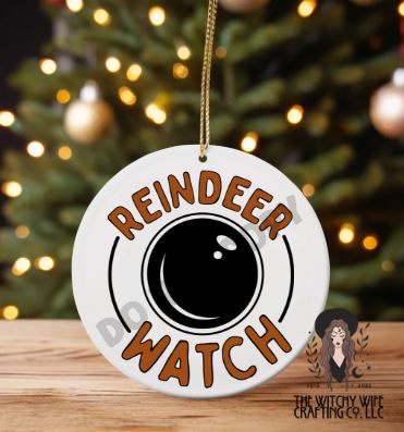 REINDEER WATCH ORNAMENT