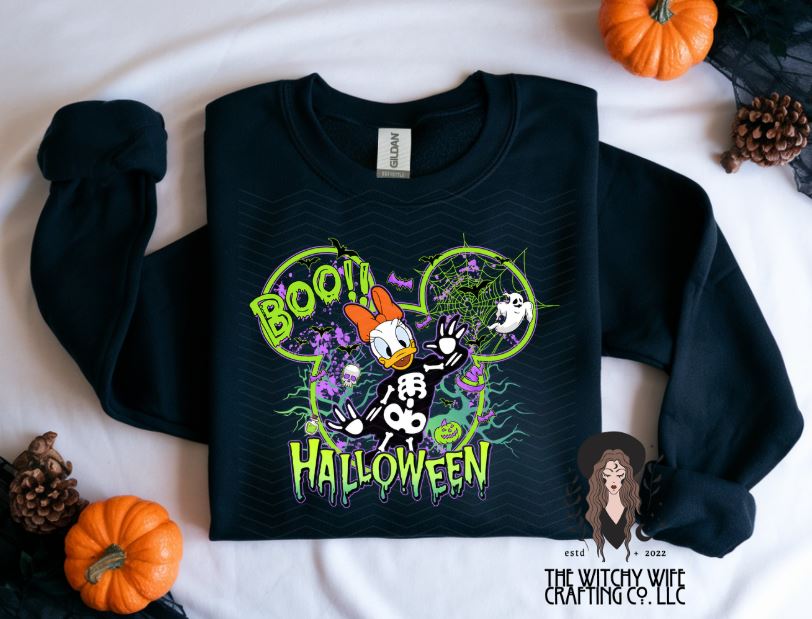 NEON BOO HALLOWEEN FAMILY SET