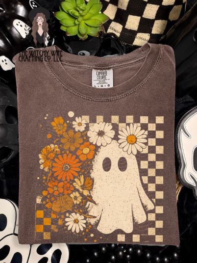 CHECKERED FLORAL GHOST