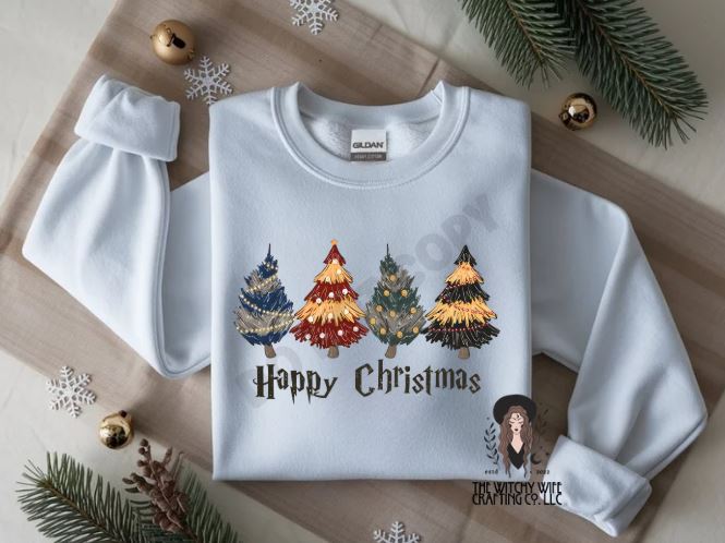 MERRY CHRISTAMS WIZARD TREES