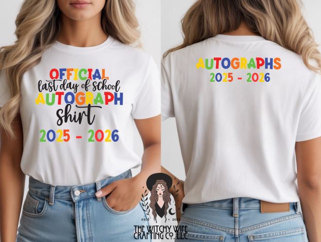 END OF THE YEAR AUTOGRAPH SHIRT 25-26