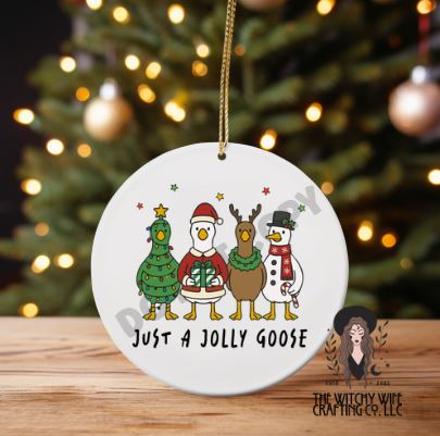 JOLLY GOOSE ORNAMENT