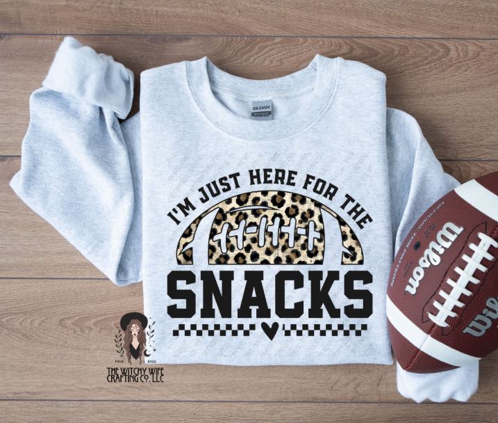 I'M JUST HERE FOR THE SNACKS