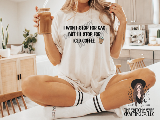 ICED COFFEE OVER GAS