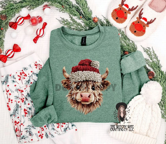 FAUX YARN HIGHLAND COW