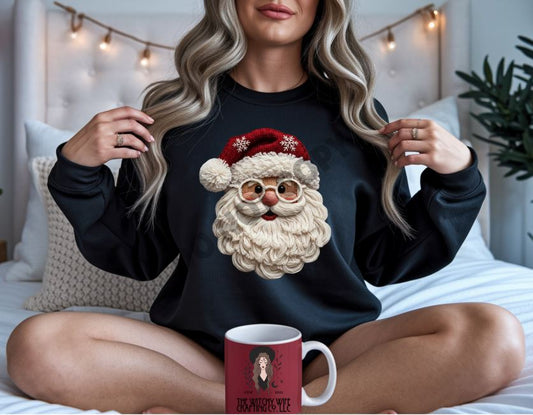 FAUX YARN SANTA